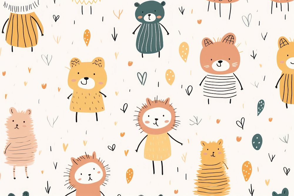 Animal cute background pattern backgrounds mammal. 