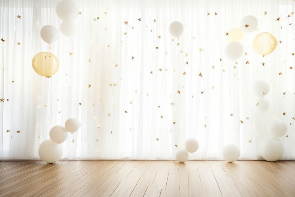 Happy new year backdrop backgrounds balloon white. AI generated Image by rawpixel.