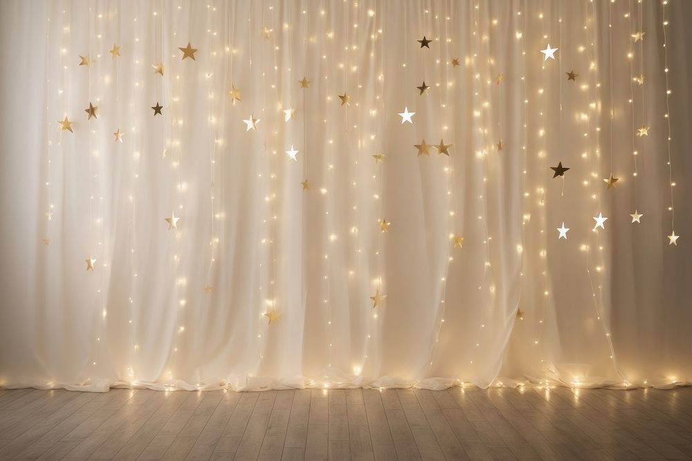 Happy new year backdrop backgrounds lighting curtain. 