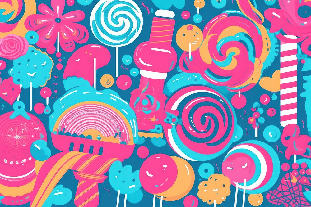 Memphis chirtmas candy background confectionery backgrounds lollipop. 