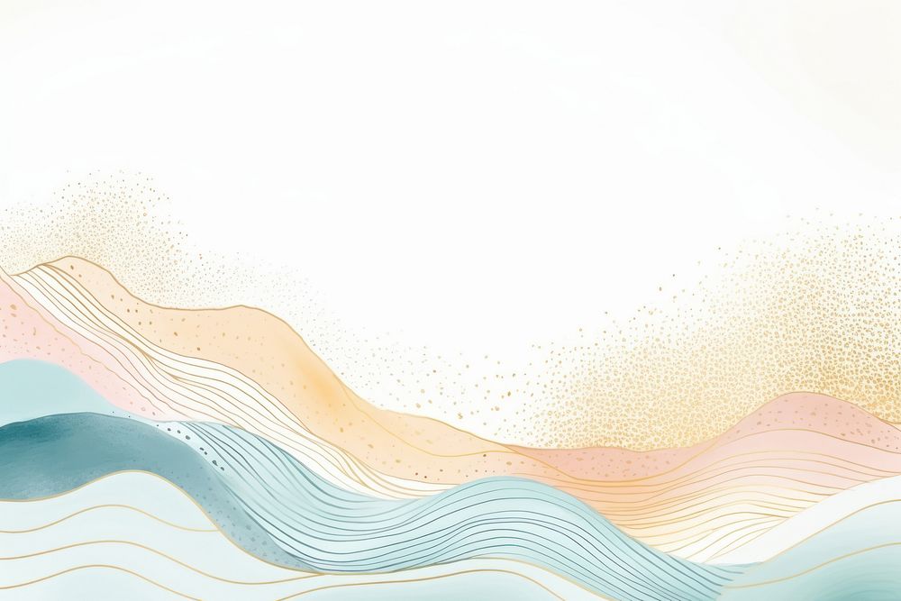 Under sea backgrounds line illustrated. AI generated Image by rawpixel.