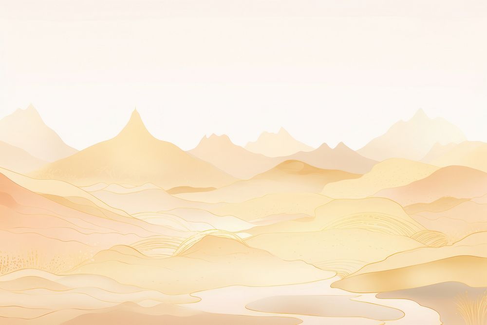 Chinese landscape backgrounds outdoors desert. AI generated Image by rawpixel.