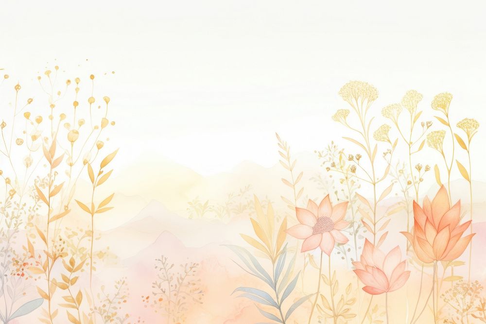 Flower garden backgrounds landscape pattern. AI generated Image by rawpixel.