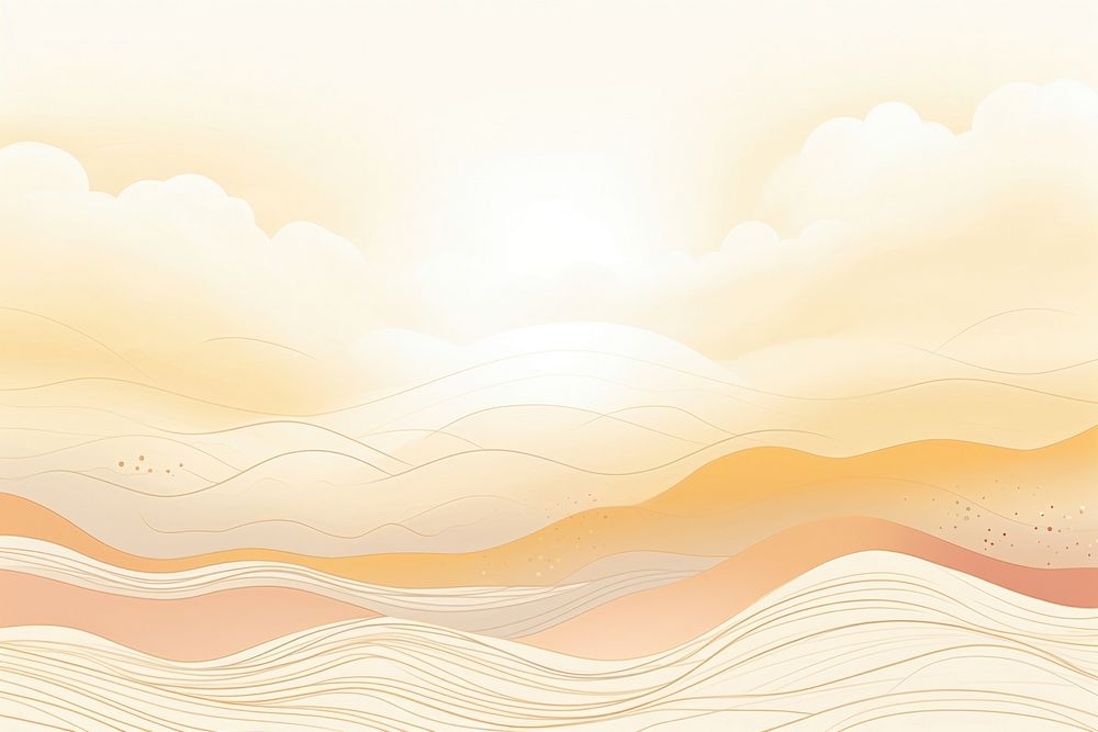 Sunset backgrounds landscape sunlight. AI generated Image by rawpixel.