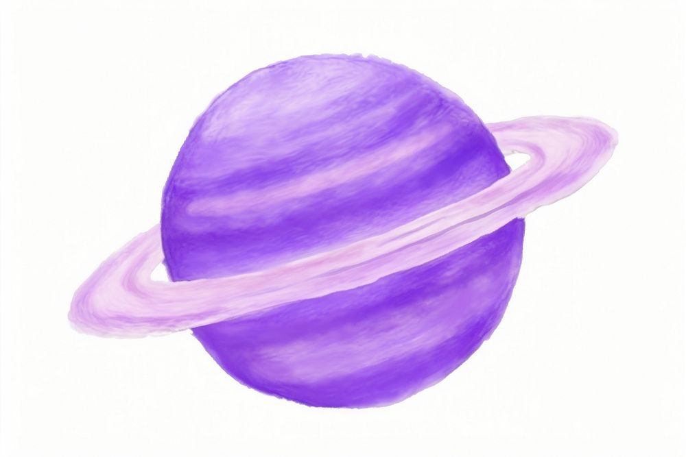 Saturn drawing planet space. AI generated Image by rawpixel.