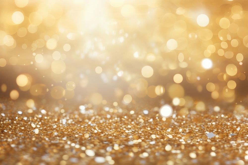 Shimmering golden particles backgrounds christmas glitter. AI generated Image by rawpixel.