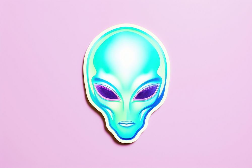 Alien purple representation technology. AI generated Image by rawpixel.