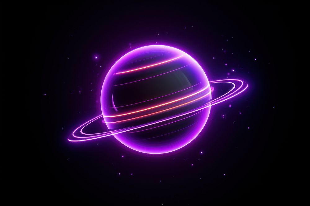Planet astronomy universe night. AI generated Image by rawpixel.
