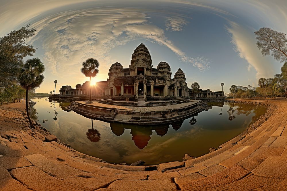 Angkor Wat landmark photo spirituality. AI generated Image by rawpixel.