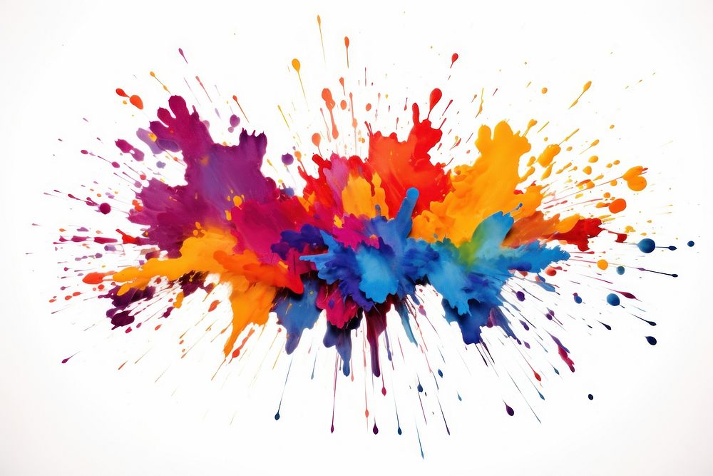 Paint splash backgrounds painting art. AI generated Image by rawpixel.