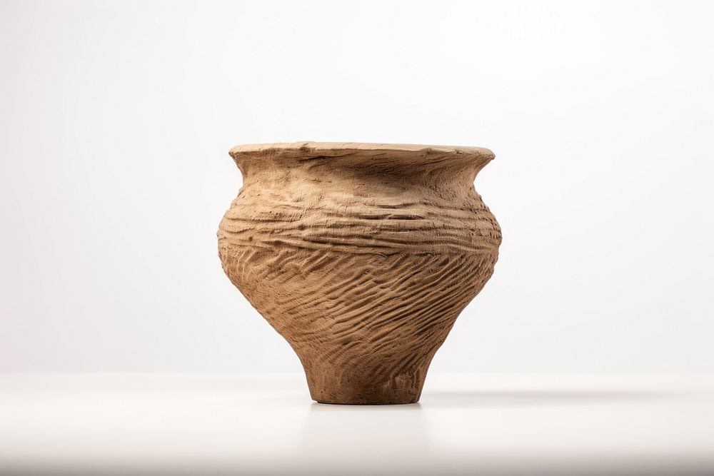 Pottery vase clay art. AI generated Image by rawpixel.