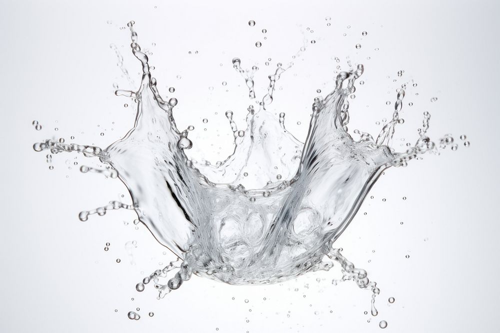 Water splashing refreshment splattered simplicity. AI generated Image by rawpixel.