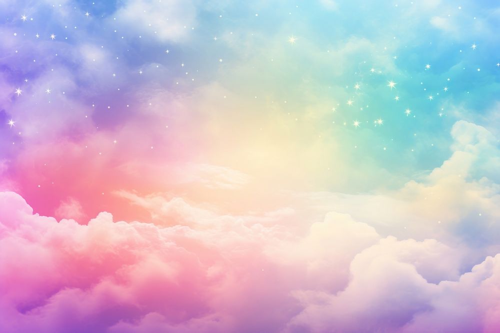 Galaxy rainbow backgrounds outdoors nature. AI generated Image by rawpixel.
