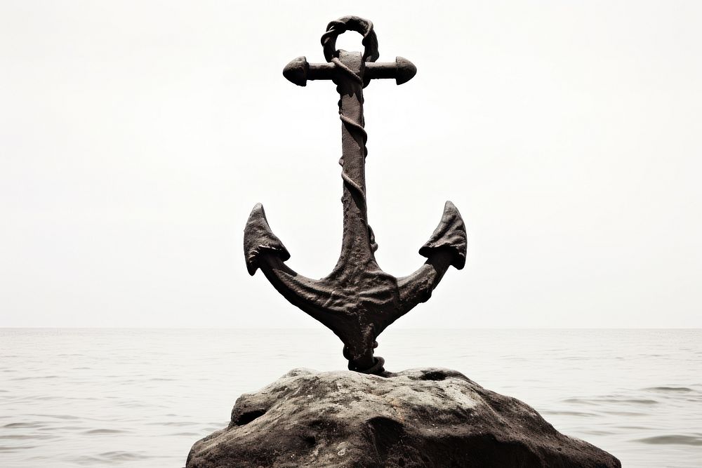 Anchor tranquility electronics sculpture. AI generated Image by rawpixel.