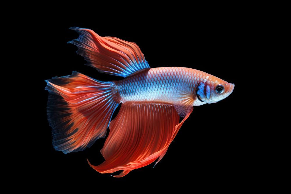 Guppy goldfish animal pomacentridae. AI generated Image by rawpixel.