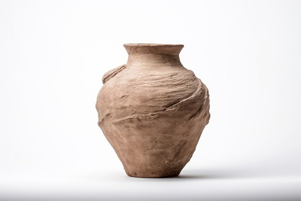 Pottery vase clay jar. AI generated Image by rawpixel.
