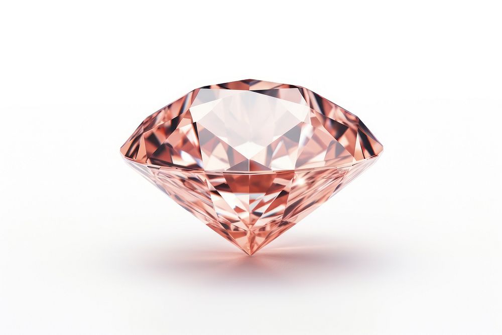 Rose gold dimond gemstone jewelry diamond. AI generated Image by rawpixel.