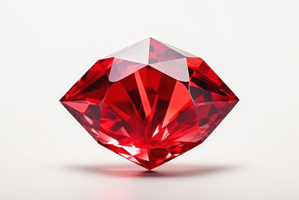Red dimond gemstone jewelry diamond. AI generated Image by rawpixel.