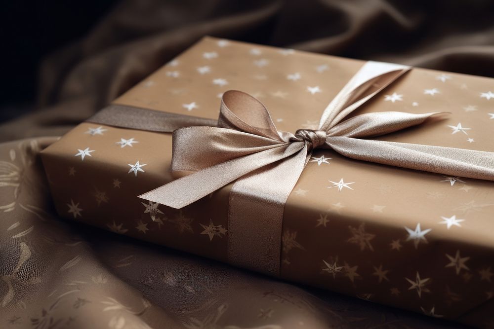 Gift wrapping paper celebration decoration christmas. AI generated Image by rawpixel.
