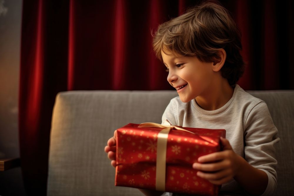 Kid child gift box. AI generated Image by rawpixel.