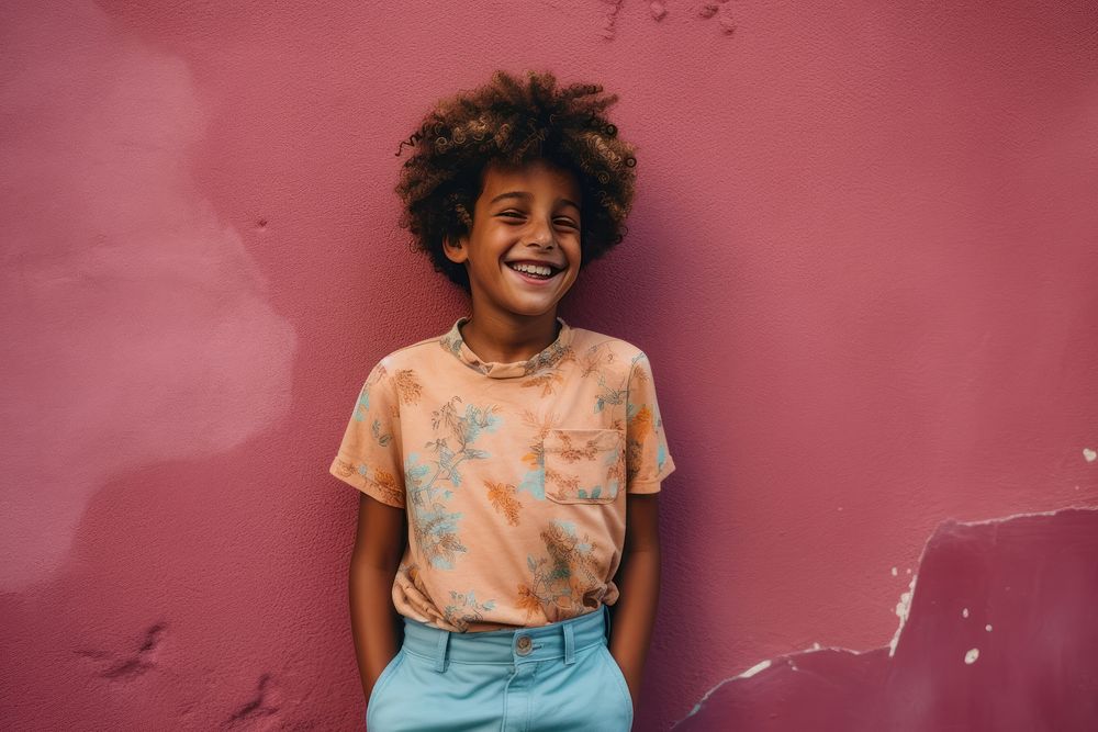 Black kid smiling smile individuality. AI generated Image by rawpixel.