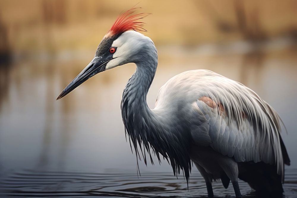Crane bird animal beak ciconiiformes. AI generated Image by rawpixel.