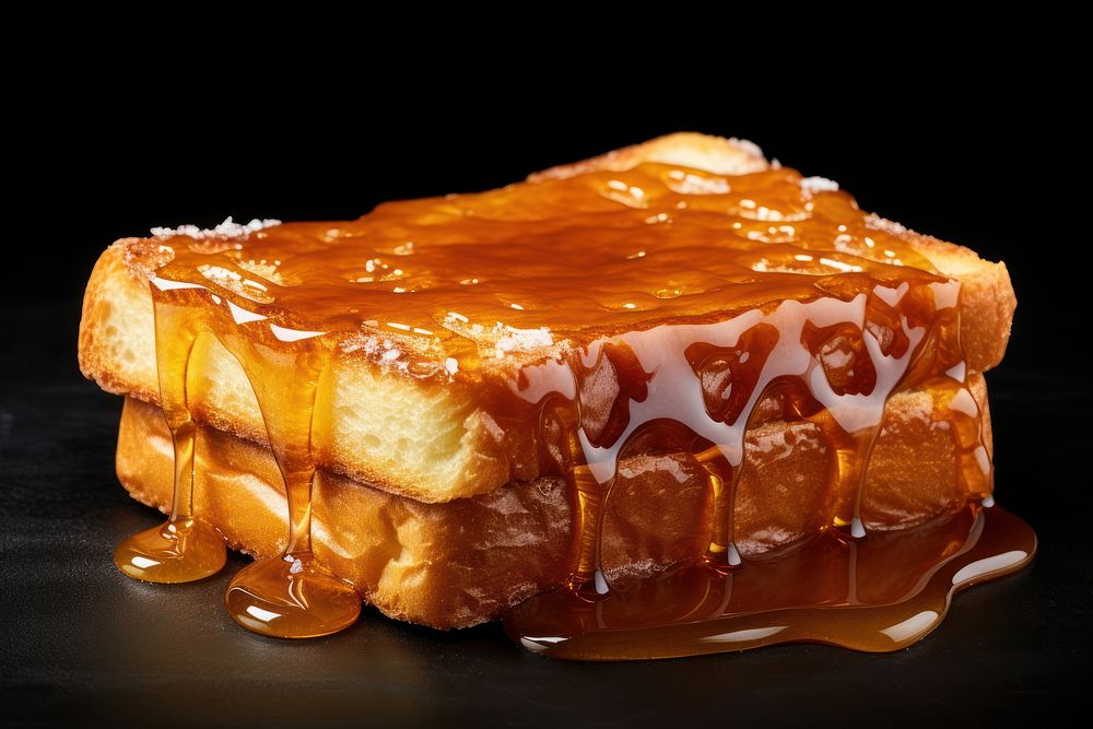 Honey toast dessert food freshness. AI generated Image by rawpixel.