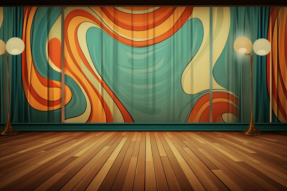 Retro backdrop backgrounds flooring wood. AI generated Image by rawpixel.