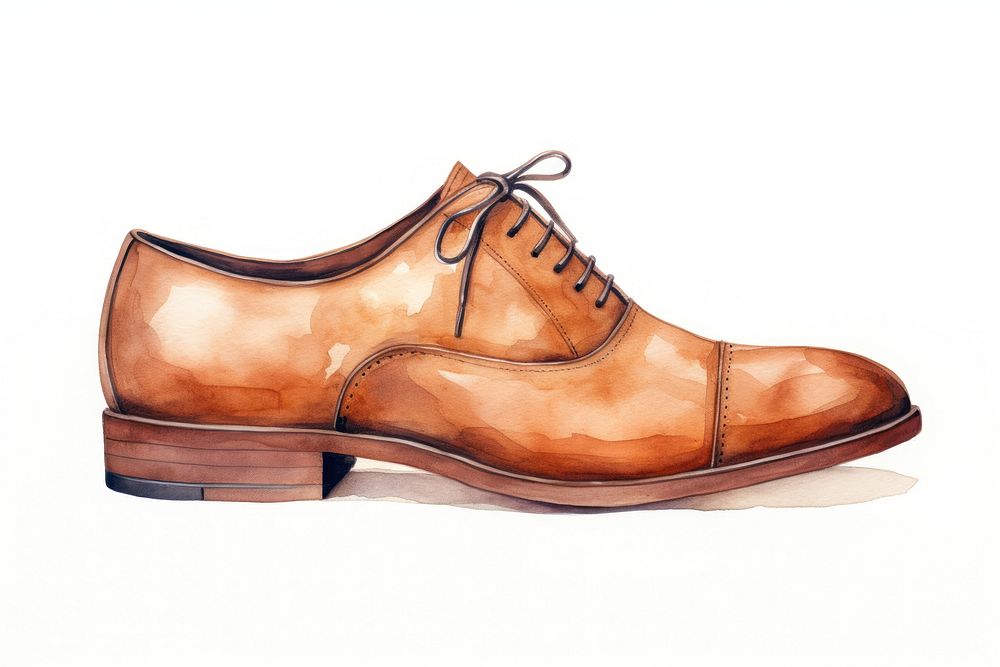 Shoe footwear oxford shoe clothing. AI generated Image by rawpixel.