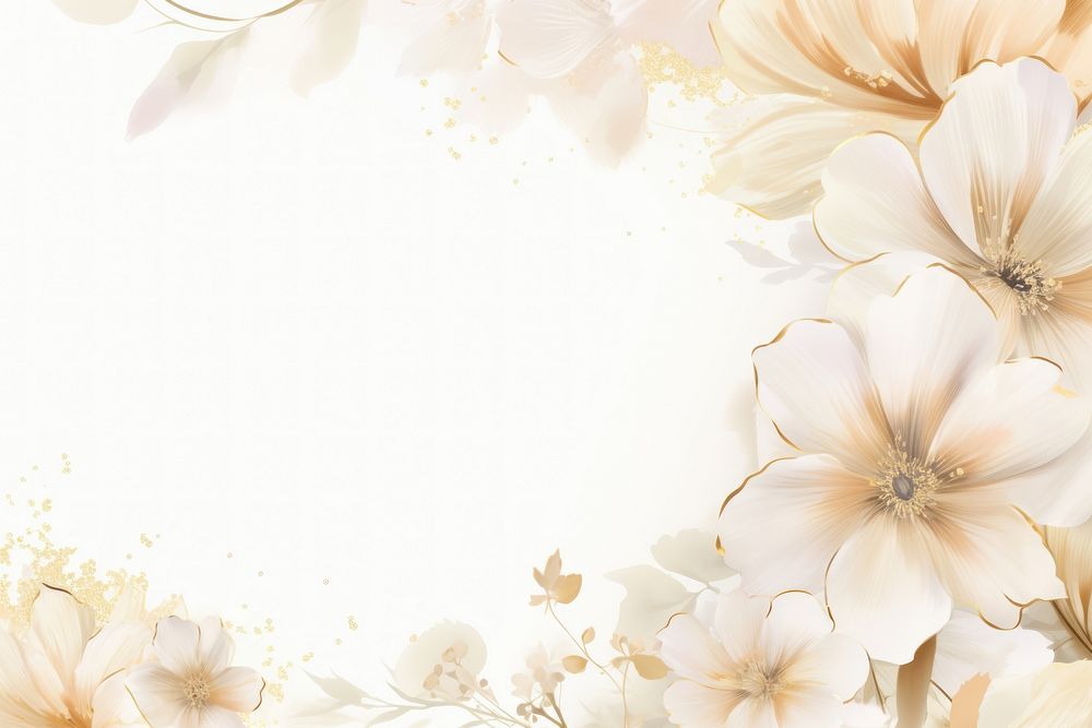 Flower frame backgrounds pattern petal. AI generated Image by rawpixel.