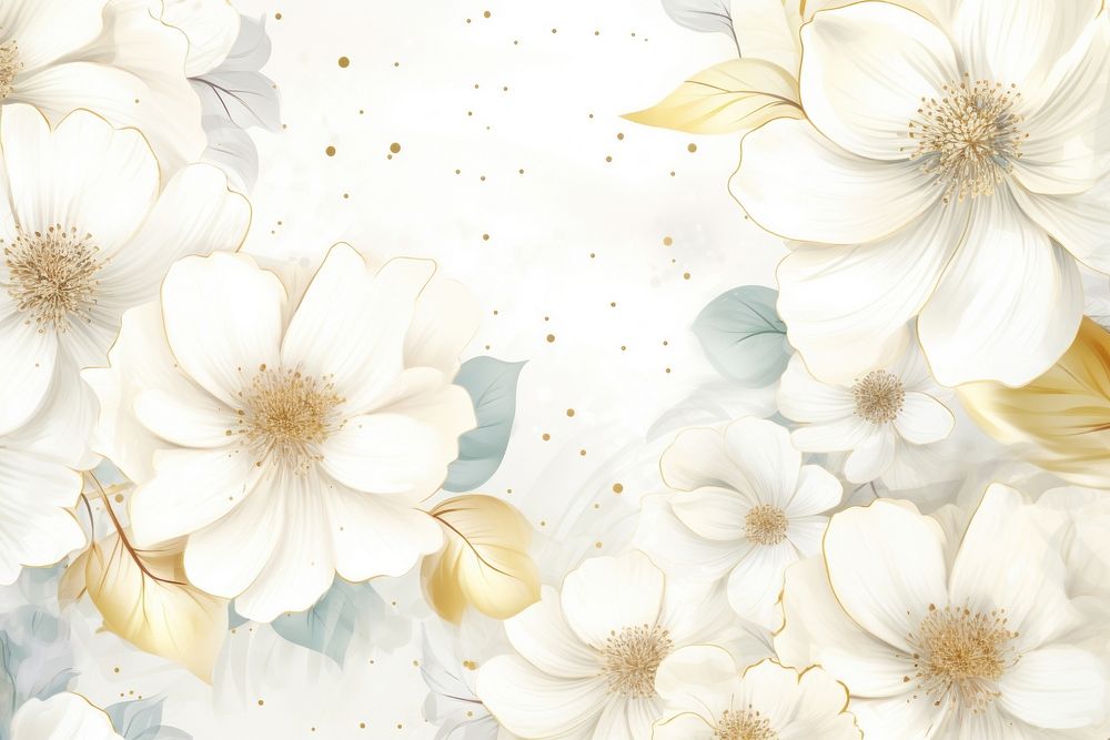 Flower pattern backgrounds petal. AI generated Image by rawpixel.