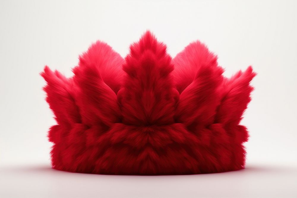 Crown fur crown red. AI generated Image by rawpixel.