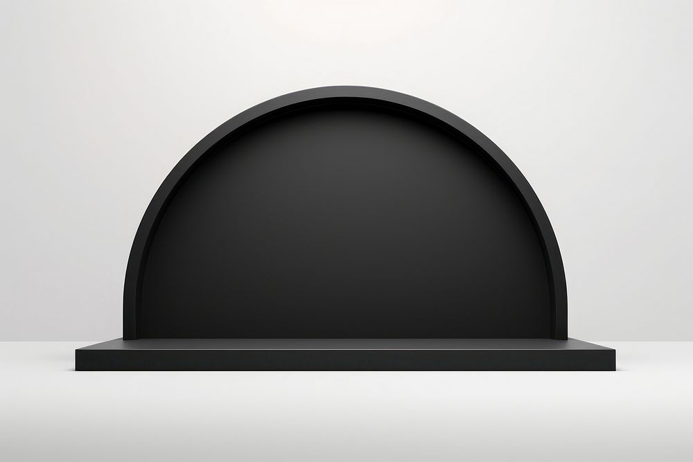 Arch arch architecture black. AI generated Image by rawpixel.