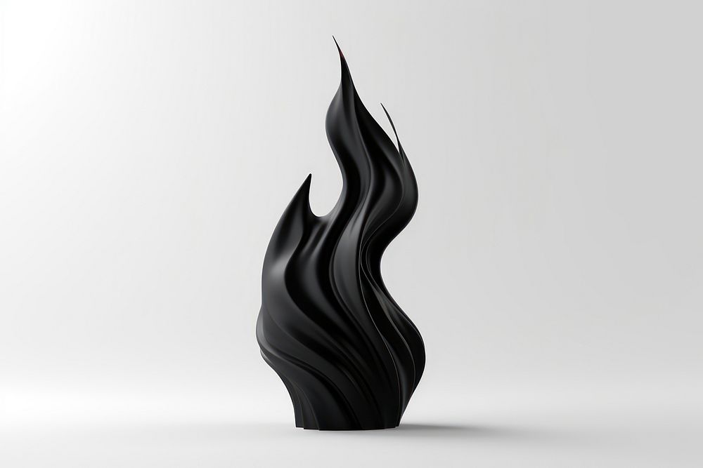 Fire black creativity monochrome. AI generated Image by rawpixel.