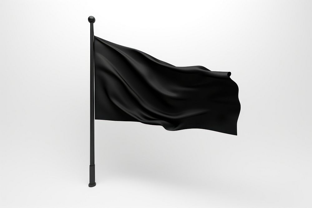 Flag flag black white. AI generated Image by rawpixel.