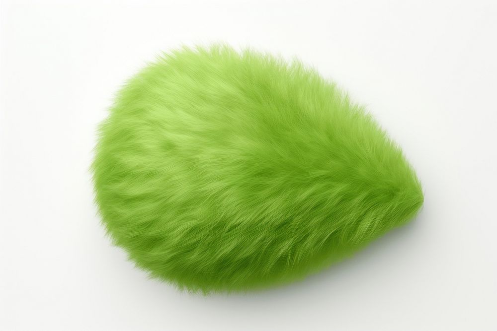 Leaf fur green white background. AI generated Image by rawpixel.