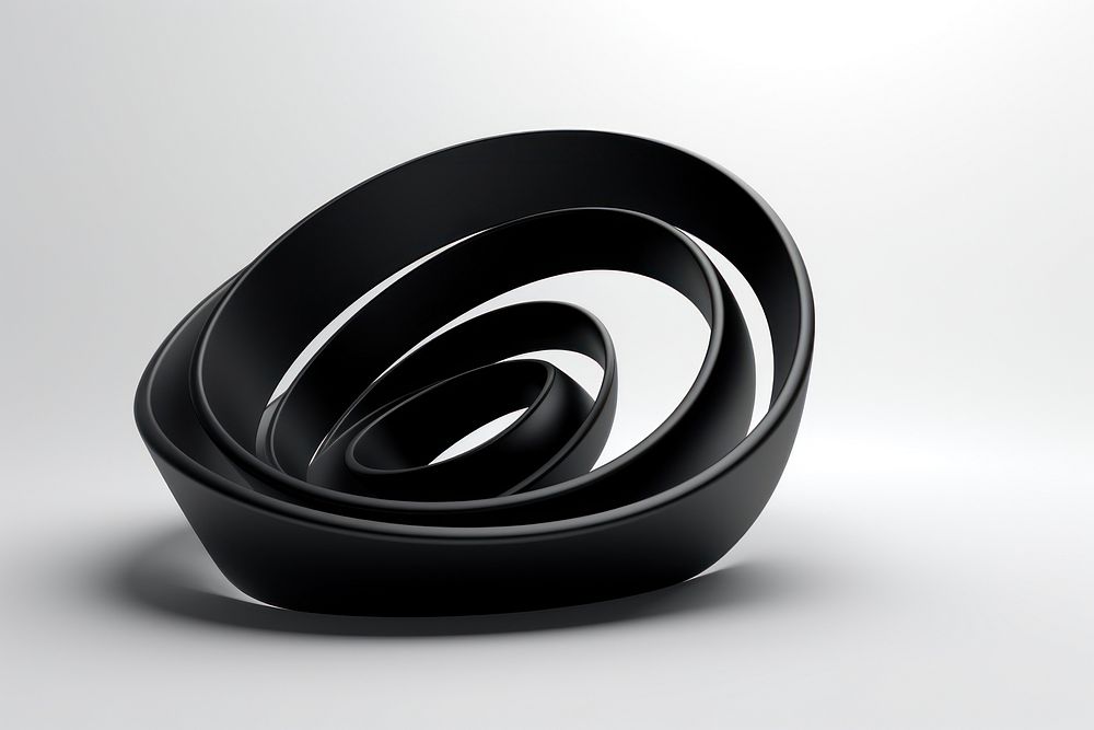 Spiral Abstract spiral black electronics. AI generated Image by rawpixel.