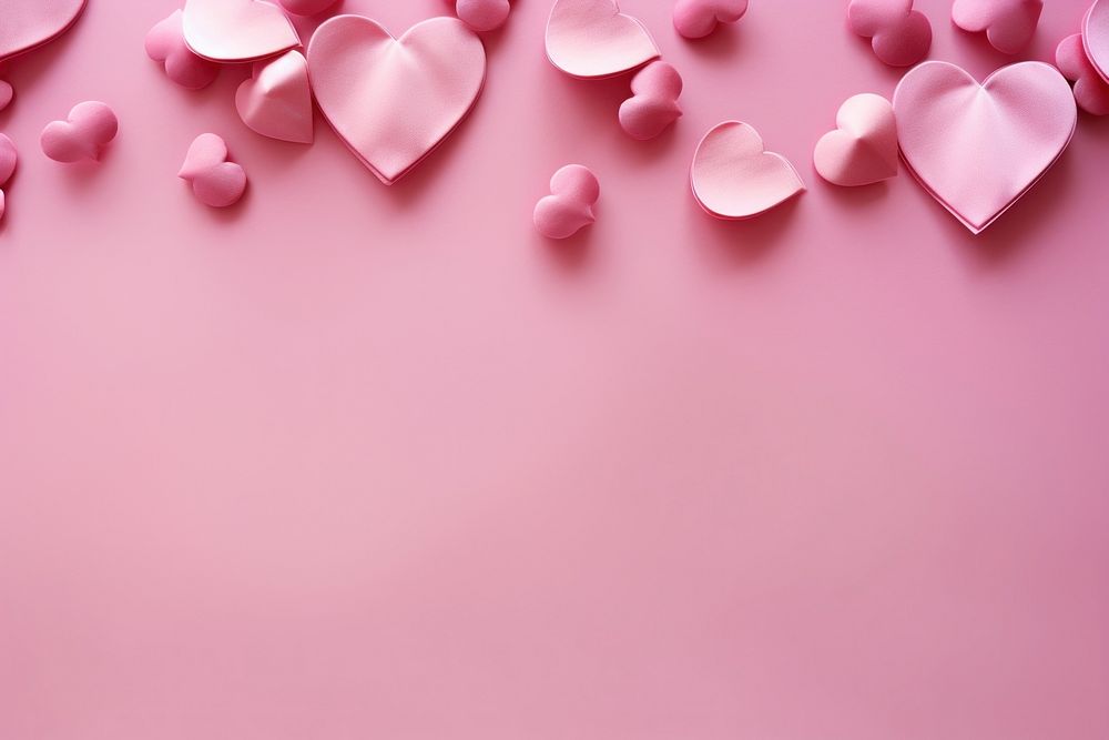 Backgrounds heart petal pink. AI generated Image by rawpixel.