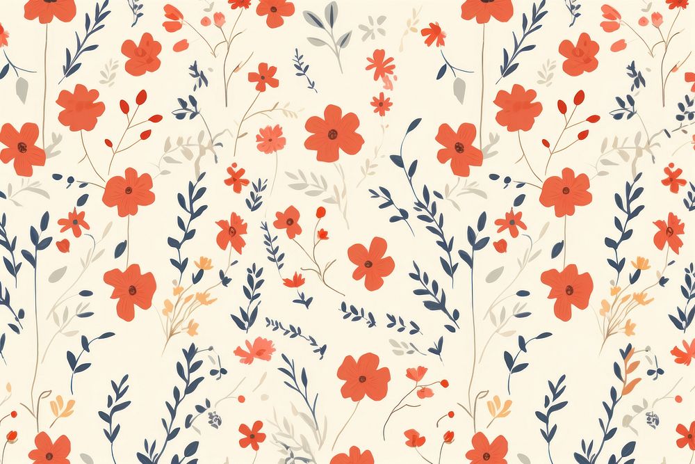 Vintage floral pattern backgrounds creativity. AI generated Image by rawpixel.
