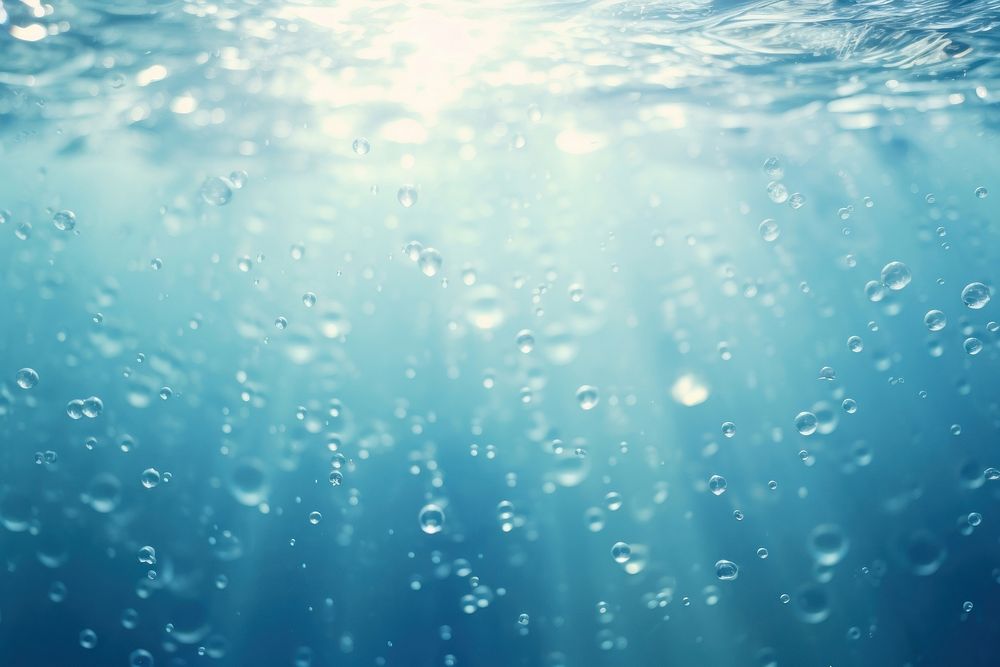 Water backgrounds underwater sunlight. AI generated Image by rawpixel.