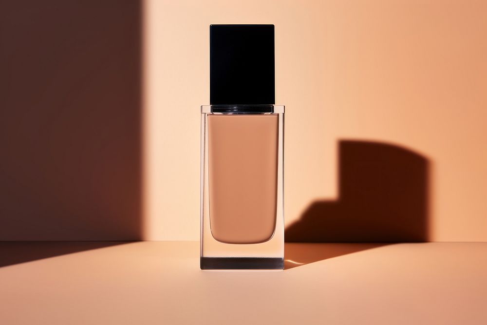 Bottle of cosmetic makeup cosmetics perfume lighting. AI generated Image by rawpixel.