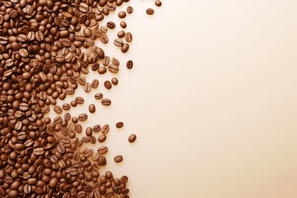 Coffee bean backgrounds brown coffee beans. AI generated Image by rawpixel.