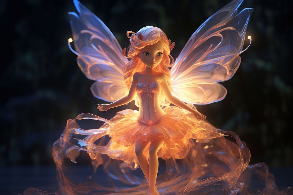 Dancing fairy angel representation. AI generated Image by rawpixel.