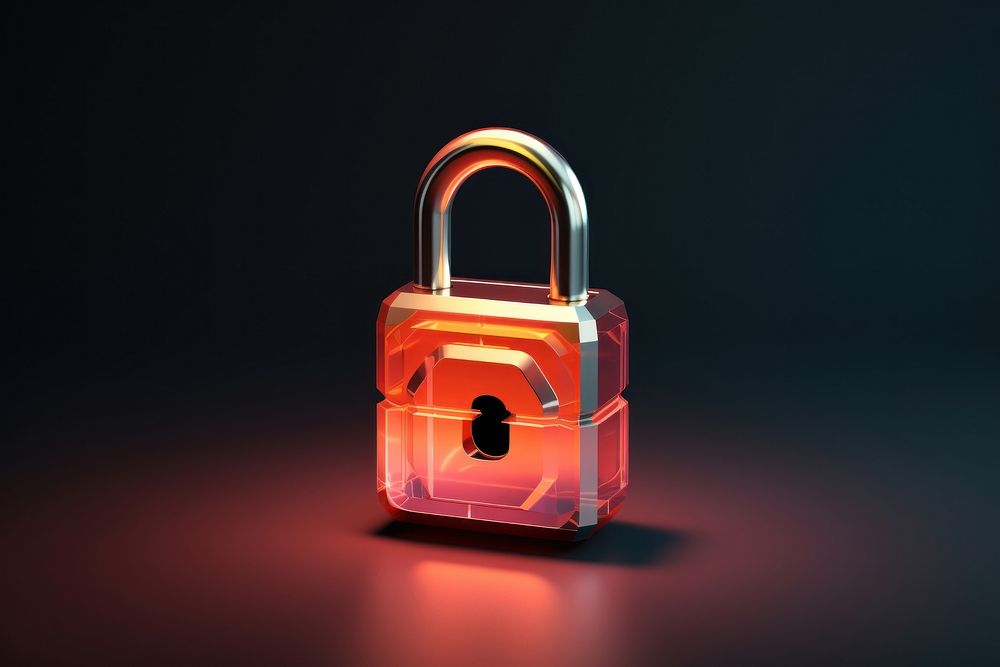 Cyber security padlock protection technology. AI generated Image by rawpixel.