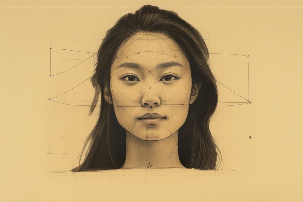 Asian women drawing portrait sketch. AI generated Image by rawpixel.