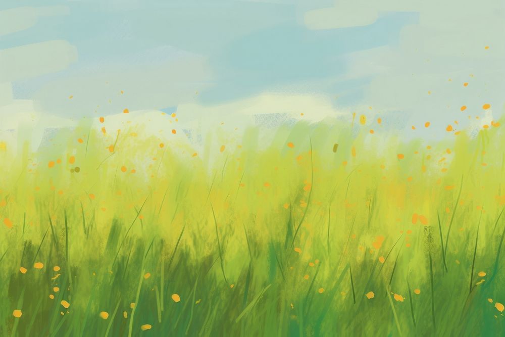 Meadow backgrounds grassland outdoors. AI generated Image by rawpixel.