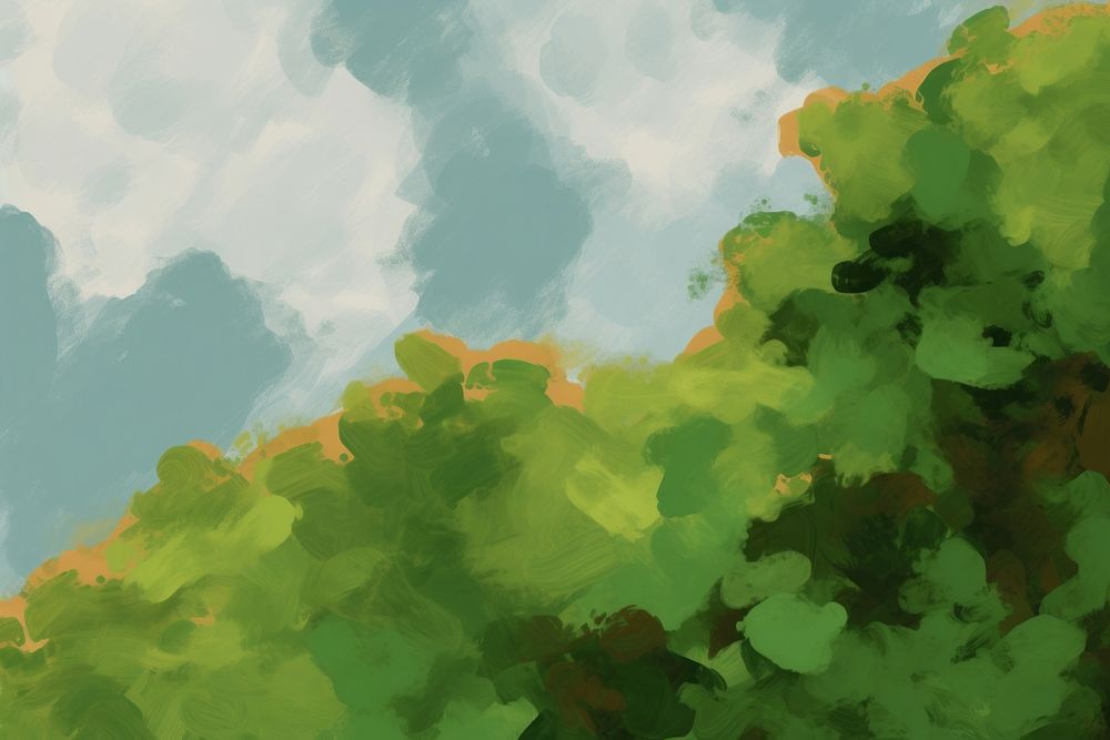 Nature painting backgrounds outdoors. AI generated Image by rawpixel.