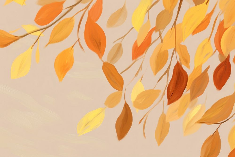 Autumn backgrounds painting pattern. AI generated Image by rawpixel.