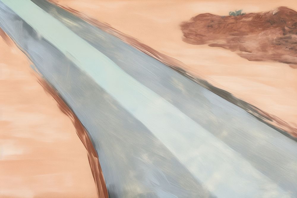Road backgrounds painting drawing. AI generated Image by rawpixel.
