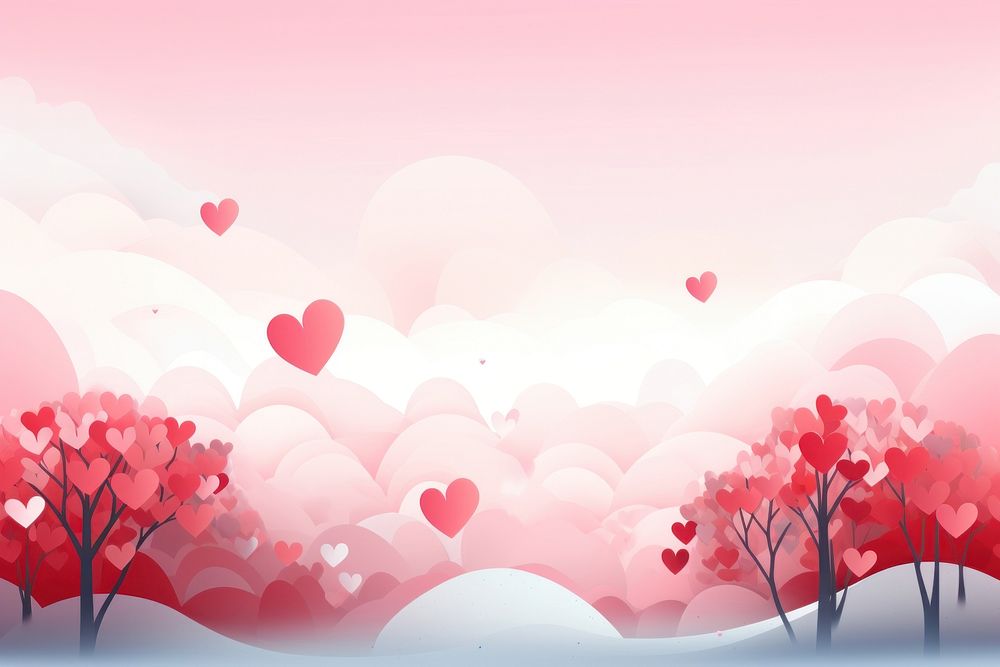 Valentines backgrounds outdoors plant. AI generated Image by rawpixel.